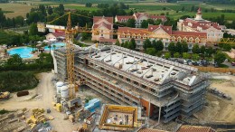 Baustelle Gardaland Adventure Hotel