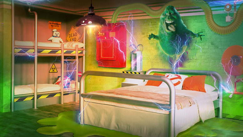 Ghostbusters-Zimmer im Heide Park Abenteuerhotel